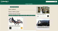 Desktop Screenshot of listy-podania.dowcipy.pl