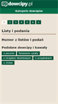 Mobile Screenshot of listy-podania.dowcipy.pl