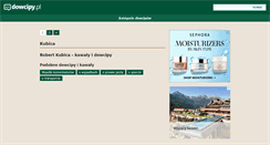 Desktop Screenshot of kubica.dowcipy.pl