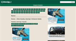 Desktop Screenshot of humor.dowcipy.pl
