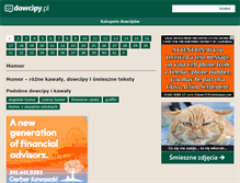 Tablet Screenshot of humor.dowcipy.pl