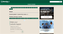 Desktop Screenshot of glupie.dowcipy.pl