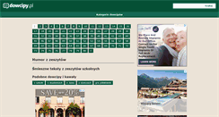 Desktop Screenshot of humor-z-zeszytow.dowcipy.pl