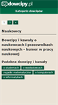 Mobile Screenshot of naukowcy.dowcipy.pl