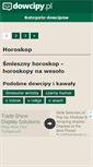 Mobile Screenshot of horoskop.dowcipy.pl