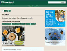 Tablet Screenshot of horoskop.dowcipy.pl