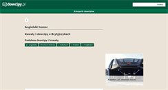 Desktop Screenshot of angielski-humor.dowcipy.pl