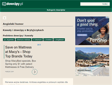 Tablet Screenshot of angielski-humor.dowcipy.pl