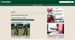 Desktop Screenshot of cytaty.dowcipy.pl