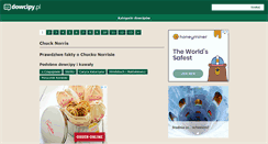 Desktop Screenshot of chuck-norris.dowcipy.pl