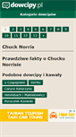Mobile Screenshot of chuck-norris.dowcipy.pl