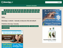 Tablet Screenshot of kawaly.dowcipy.pl